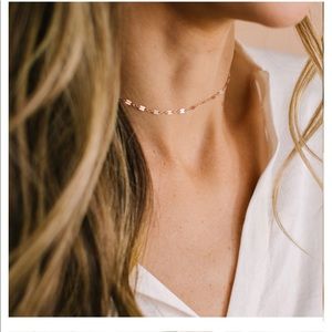 NEW Gold Filled Lace Choker 13”-14”